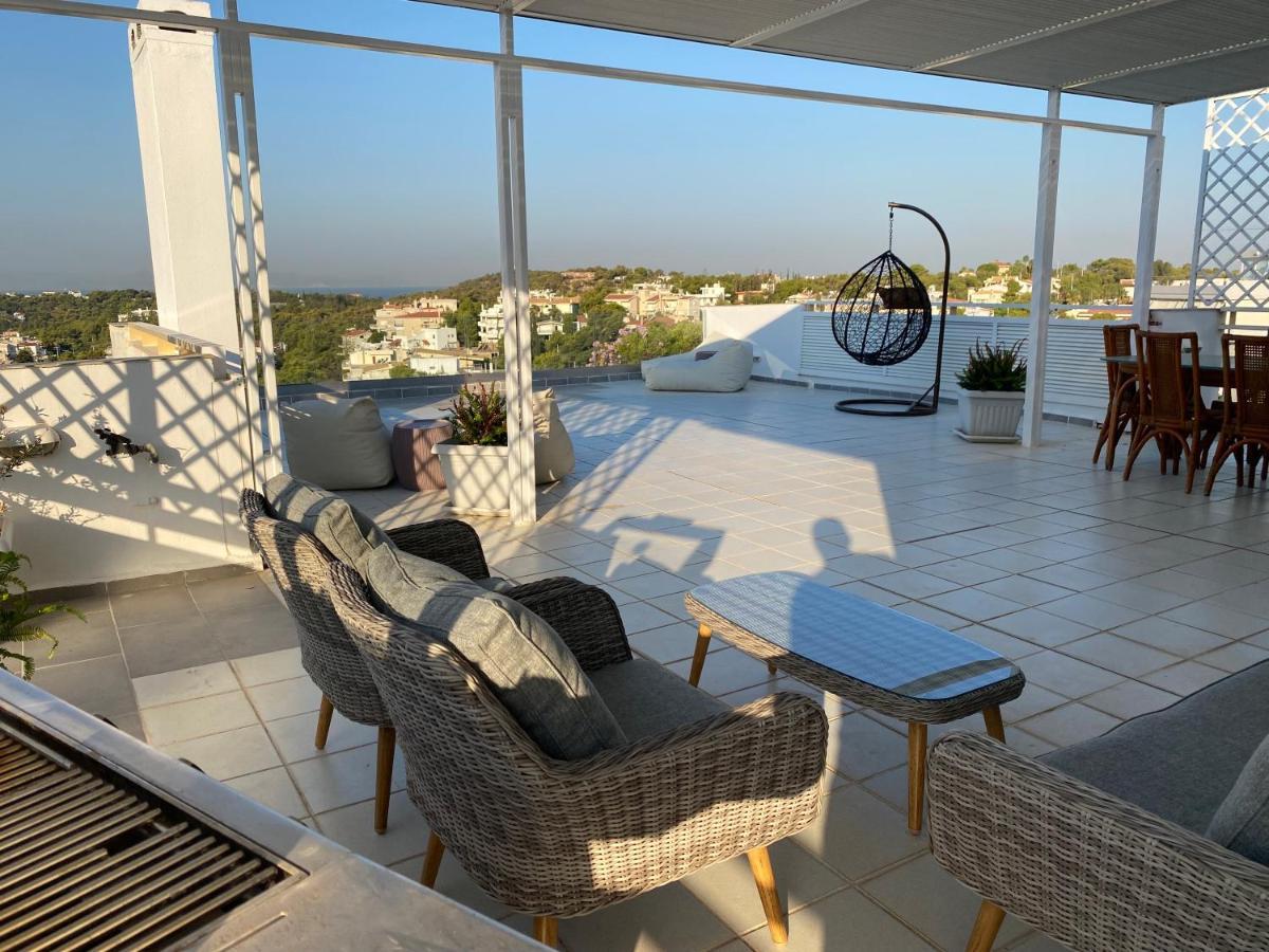 Villasonboard Vouliagmeni Penthouse Veranda Sea-View & Beach Athen Exterior foto